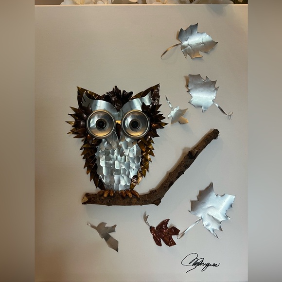 Upcycled Custom Canvas Wall Art - Handmade - Picture 2 of 6